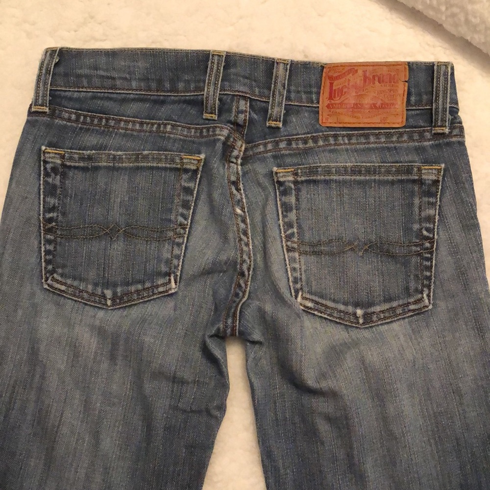 Lucky Brand Sundown straight jean, size 0 / 25